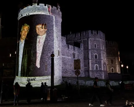 Four People Taken into Custody After Projections of Donald Trump and Jeffrey Epstein Shown on Windsor Castle