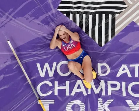 The American vaulter secures third straight world championship pole vault title in dramatic Tokyo final