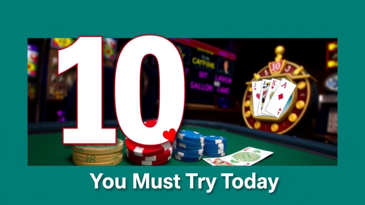 Must-Try 10 Online Casino Gambling Games You Must Try Today