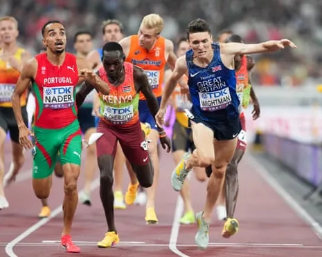 Great Britain's Wightman Narrowly Misses Gold as Portugal's Isaac Nader Takes Dramatic 1500m Victory