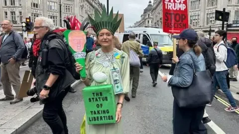 Countless Activists Converge in Heart of London to Challenge Trump's Second State Visit