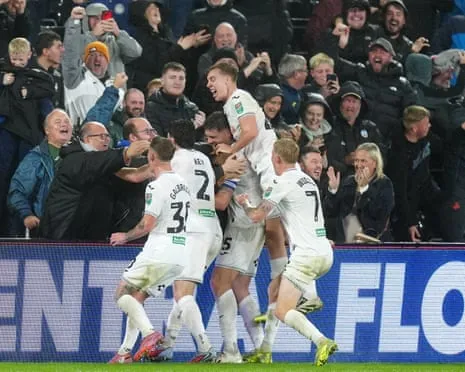 Agony for Forest's Manager as Swansea Stun Nottingham Forest with Late Revival